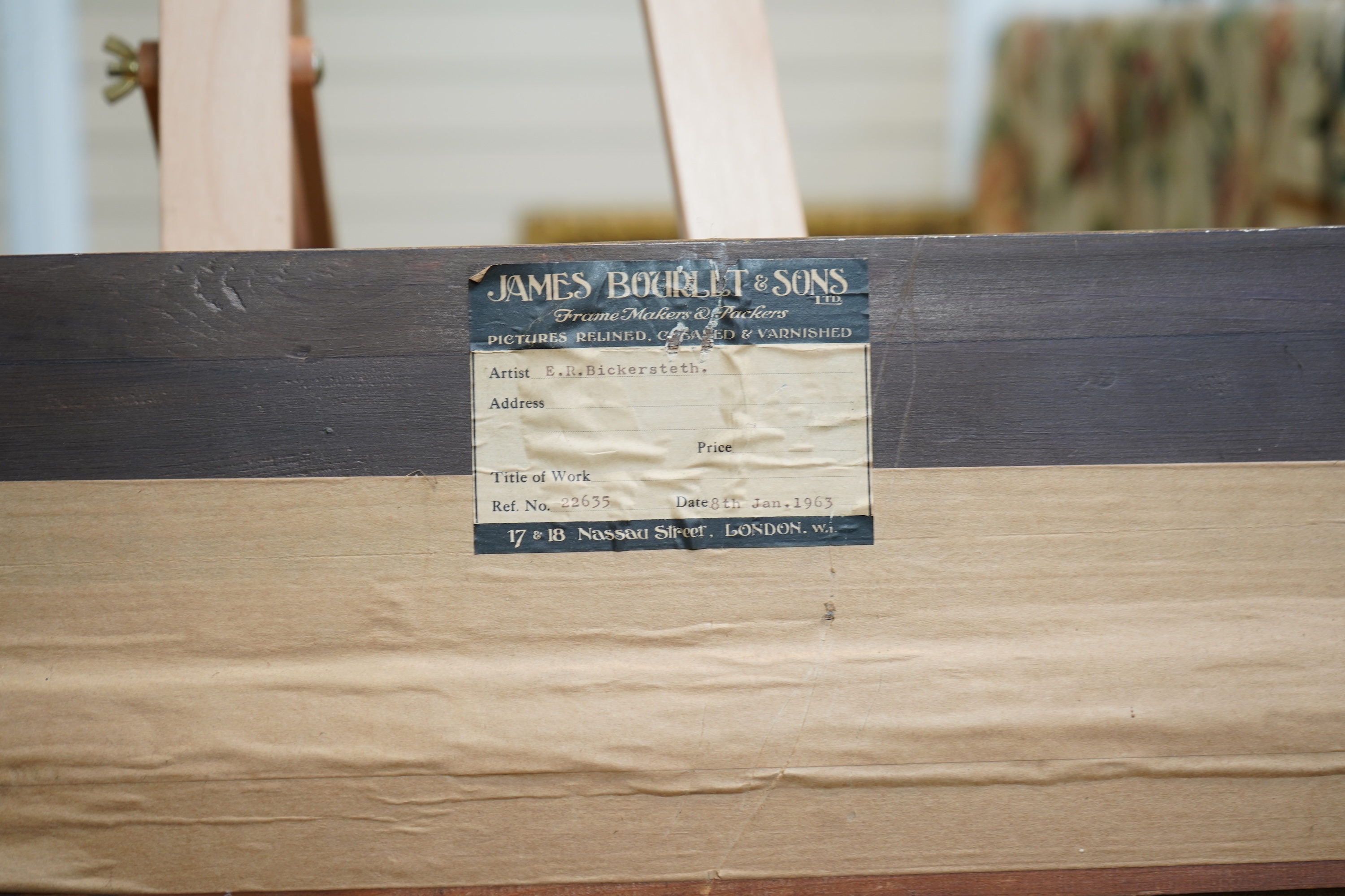 English School, 19th century, A pair of Bickersteth family portraits, probably a husband and wife